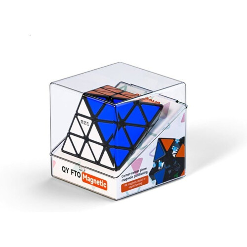 Magnetic octahedral speed cube without stickers, innovative puzzle, fluid version for speedcubing 1