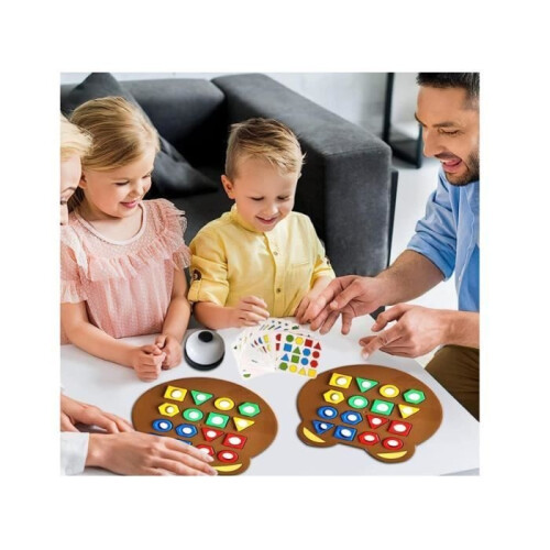 Bear Shape Matching Game, Shape Matching Game, Sensory Educational Color Toy 2