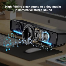 Soundbar - YYV - Monitor Speakers - Bluetooth - HiFi - Low Latency