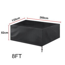 8-foot pool table cover made of waterproof and dustproof polyester for outdoor use