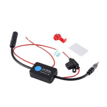 Signal Amplifier - Cuque - 12V - FM/AM Radio Antenna - 25dB Gain - Anti-interference