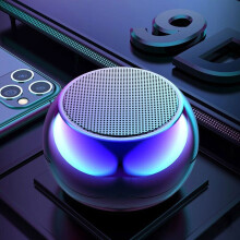 Portable Bluetooth 5.0 speaker, small wireless stereo subwoofer, TWS with microphone