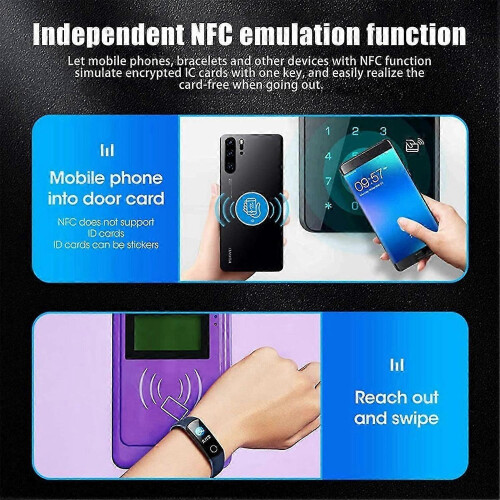 NFC RFID Card Copier Reader Writer,NFC Smart Card Reader Writer RFID Copier, English Version ICopy X 1