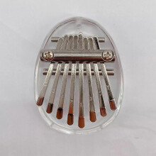 (Crystal-Water Drop) Symtmetry Symmetry Finger Thumb Piano, 8 Key Exquisite Finger Thumb Piano