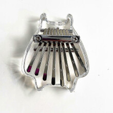 (Crystal-Alien) Symtmetry Symmetry Finger Thumb Piano, 8 Key Exquisite Finger Thumb Piano