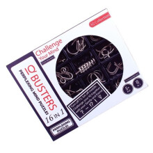 MXZZAND Metallpuzzle – 16 Teile – Fördert die geistige Entwicklung – Edelstahl – Unisex