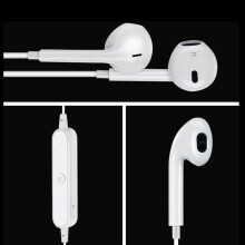 S6 Wireless Bluetooth Headphones - White - Under the Chin - Active Noise Cancellation