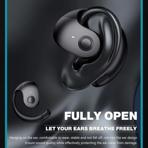 Casque Bluetooth - OWS - 2024 - Son stéréo HiFi - Étanchéité IPX6 - Commandes tactiles