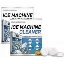 (24Tablets) 12/24/36 Tablets Ice Machine Cleaner Maker Descaler- 24 Pack Ice Maker Cleaner Tablets for Fridge