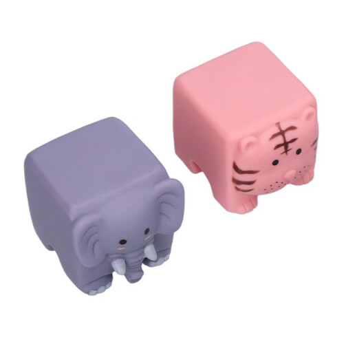 Soft stackable building blocks, cute cartoon design, soft building blocks, squeezable sensory toys 2