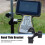GPS Range Pole Cradle Bracket for Trimble Handheld Open Data Collector with Compass Quick Release Pole Clamp, A 3
