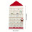 MARSEE Advent Calendar - Christmas Countdown - 24 Storage Pockets - Red Fabric 4