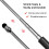 2X Universal Telescopic Stylus Pen for Touch Screens,Retractable Pointer Stick & Stylus with Special Flocking Tip(Black) 4