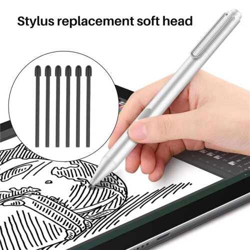 (100 Pack)  Pen Tips/Nibs for  2 Stylus Pen Replacement Soft Nibs/Tips Black 2