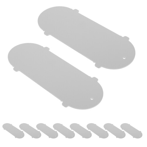 10St Multifunctionele PVC Afdekking Voor Afvoerslang Wit