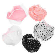 5St Polyester Babypoppen Onderbroek Kleurrijk Voor Peuterpoppen