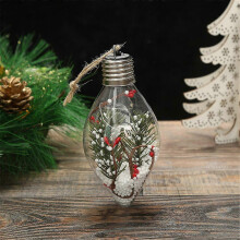 (10CM, E) 1/6pcs Christmas Ball White Foam Ball Lightweight Scene Layout Xmas Tree Decoration Ball Pendant Christmas Hanging Ball for Party