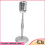 Dilwe Vintage Microphone Propeller Model Simulation Old-Fashioned Microphone Model with Stable Base and Video Silver 2