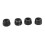 M2 Zinc Plated Nylock Nylon Insert Hex Lock Nuts Black 300pcs 7