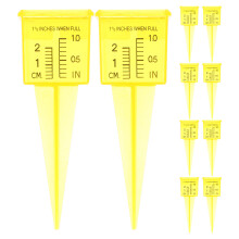 20St Gele Plastic Regenmeter Voor En Gazon Met Nauwkeurige Meting