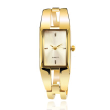 1Quartz Watches for Women Fijn Ambachtelijk Gouden Band