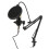 Kit microfono a condensatore e scheda audio. Kit microfono da studio professionale con asta a braccio pieghevole. 4