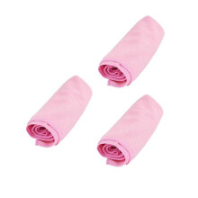 (3PCS) 1-3PCS Pink Cool Sports Towels Absorb Sweat Ice Towels for Men and Women Running Gymnasium Wrist Wipe Sweat Quick Dry Cooling Ice Towels