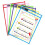 Reusable Dry Erase Pockets, 18 Pack Reusable Dry Erase Sleeves, Assorted Colors Sheet Protector 3