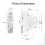 2X ATMS 1602Z   16A Din Rail 1P Remote Control Timing   Wireless  220V Timing 5