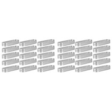 30 Pièces Séries Moules à Tartelettes Ovales Moules à Perforés pour la Cuisson En Acier Inoxydable Forme Ronde Anneau pour Mousse Tartes