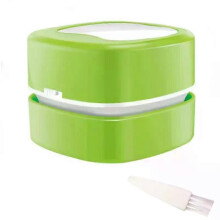 (Green) Handheld Car Vacuum Cleaner Mini Keyboard Drawer Vacuum Cleaner With Mirror For Portable Desk Table Cleaning Household Tools