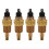 4X Vdo 1/2 Npt 21mm Thread Engine Oil Temperature Sensor Water Temperature Sensor for Generator Set 1