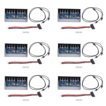 6X 19 Pin à 8 Port USB 3.0 Hub 5.25 Pouces CD-Rom Baie de la Route CD Rom Panneau Avant pour Boite D'Ordinateur