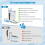Draagbare Buitendouche, Handheld Elektrische Douche, USB Opladen, Ingebouwde Batterij, Compact en Draagbaar 5