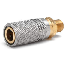 3X Metalowy Przedłużony Adapter do Ładowania Powietrza Pcp z Szybkozłączką Gniazdo 1/8 Bsp Akcesoria do Narzędzi