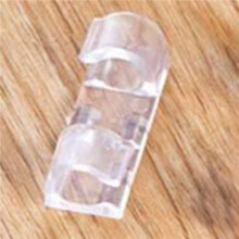 400PCS Cable Clips Cable Tidy Wire Holder with Strong Self Adhesive Pads Plastic Cord Management Organiser Transparent