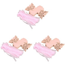 150Pcs Papillon Boîte de Faveur de Mariage Cadeaux de Fête D'Anniversaire Boîtes de Bonbons (Rose)