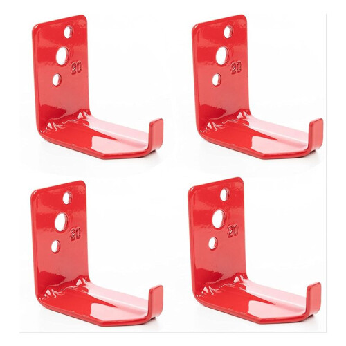 4 Pack Universal Fire Extinguisher Bracket, Fire Extinguisher Mounts & Brackets  To 20 Lbs 1