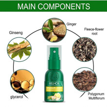 Eelhoe Ginger Hair Growth Spray Nourishing And Moisturizing Hair Roots, Hair Care, Anti-Hair Loss Scalp Treatment