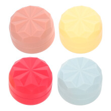 4St Siliconen Reiscrème Pot Voor Lotion En Body Butter