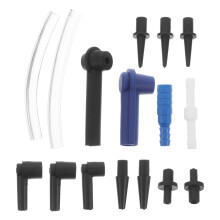 16St Complete Remvloeistof Kit Met Rubberen En Kunststof Aansluitingen