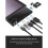 ROCKETEK Docking Station for Surface Pro 7, 7-in-1 Hub, USB 3.0 X 2, USB-C 60W PD Charging Capability, Card Reader 7