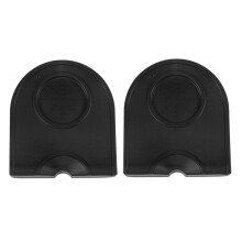 2X Support de Mélangeur Stylo D'Art Latte Café Expresso Barista Manuel Tapis de Protection En Silicone Accessoires de Cuisine Noir