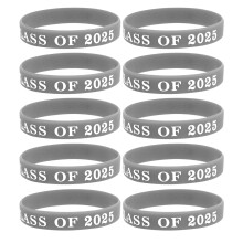 10St Silicone Armbanden Rubberen Afsluiting Afstudeerfeest 2025 Unisex