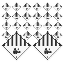 150St Transportlabels Lithium Batterijen Veiligheid Zelfklevend