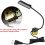 2X 30 LED Sewing Machine Light Sewing Lighting for Workbench Lathe Drill Press Flexible Gooseneck Arm Work Lamp EU Plug 7