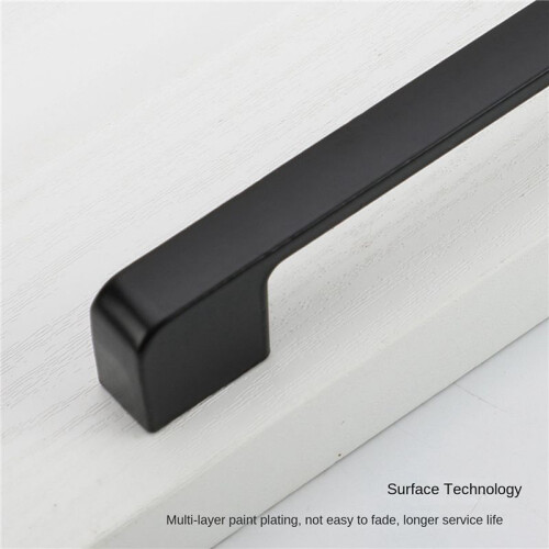 30Pcs Black Handles for Furniture Cabinet Knobs and Handles Kitchen Handles Drawer Knobs Cabinet Pulls 96mm 1