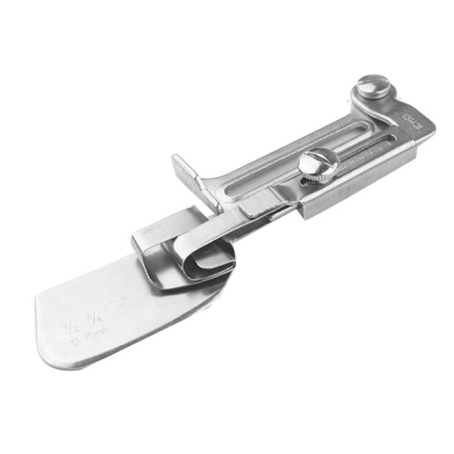2X Sewing Rolled , Adjustable Width Rolled Hemmer Foot, Sewing Machine Rolled Hem Attachment Hemming Tool (15-25mm) 1
