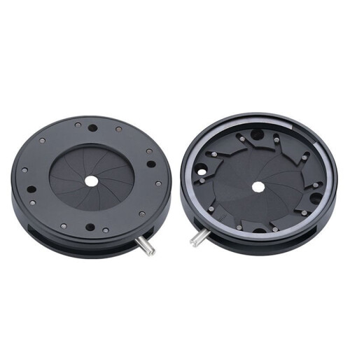 2pcs 1.5-17MM Manual Aperture Adjustable Mechanical Iris Diaphragm Iris Diaphragm for Camera Microscope Iris SK17 2