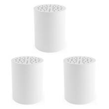 3X 15-Traps Douchefilter Waterzuiveraar Cartridge - Douchekop Waterontharder - Verwijdert Chloor, Fluoride, Hard Water, Roest